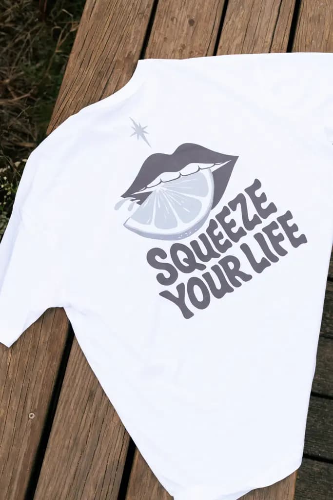 Squeeze Your Life - White